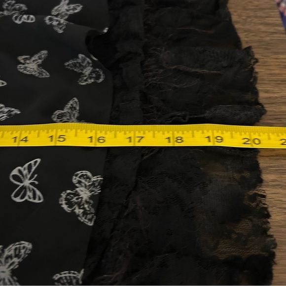 Tripp NYC Black Skirt with White Butterfly Design 18 - Picture 9 of 9